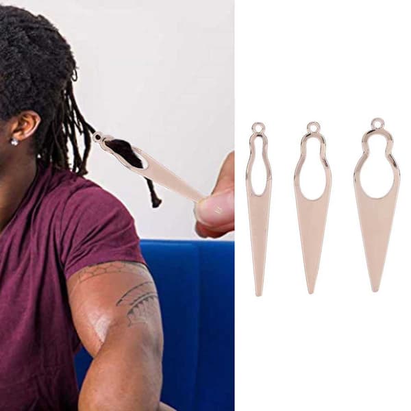 Dreadlocks Nål Virknål Dreadlocks Gör Hårflätning Hårverktyg Rose Gold