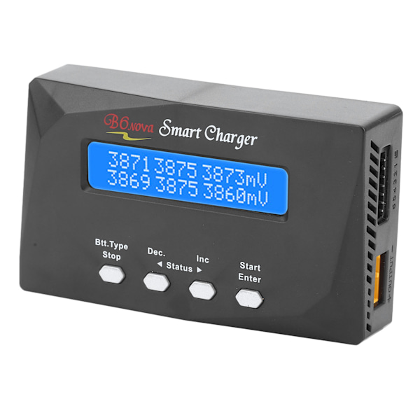 Drönare Batteriladdare 60W Svart RC Batteriladdare Set för LiPo LiIon LiFe NiCd NiMH AC100‑240V