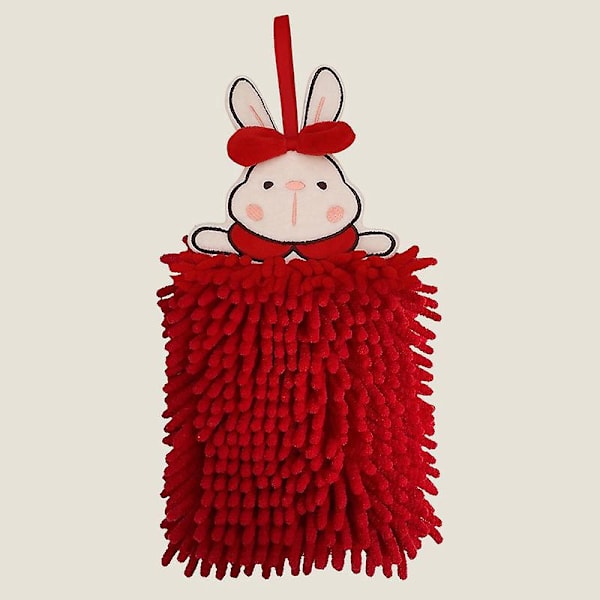 Söt Djur Hängande Handduk, Mjuk Fluffig Mikrofiberhandduk Absorberande Handdukar