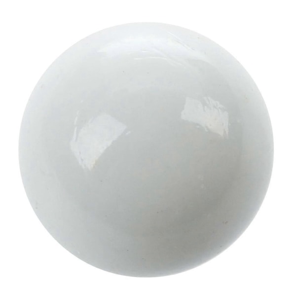 10 stk. Klinkekuler 16mm glassklinkekuler Knicker glasskuler dekorasjon fargeklumper leketøy hvit Zekai