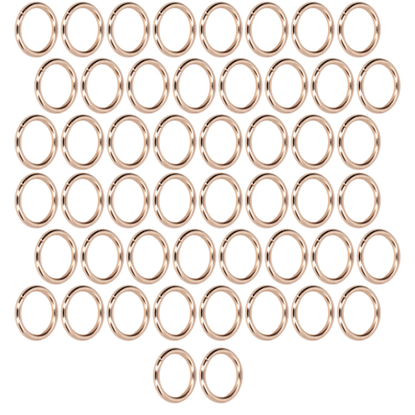50 stk. metalringe 20x3mm jern elektroplettet robust holdbar bred anvendelse udsøgte o-ringe guld