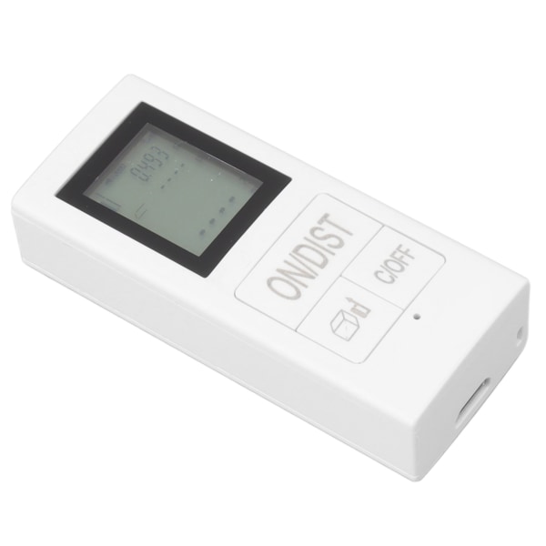 Håndholdt infrarød måler med intelligent optisk kompensasjonssystem Mini digital måler for måling av avstand, areal og volum