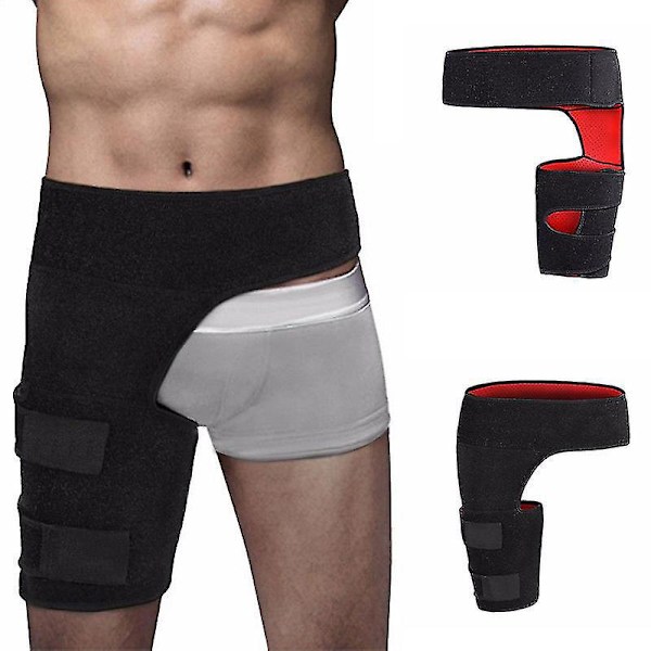Kompressionslinda för ljumskar, stöd för lår och hamstring