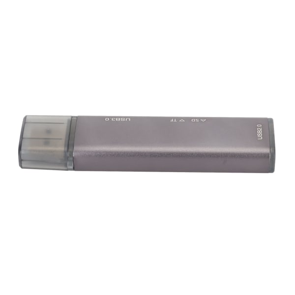 USB 3.0 Hub 4 portar 300MB/S Överföring Plug and Play Aluminiumlegering USB Splitter för PC-minneskort