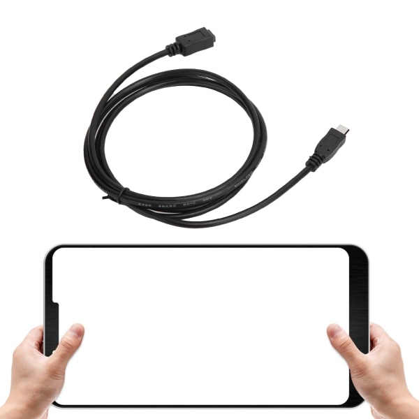 Micro USB 2.0 han til mikro USB hun forlængerkabel forlængerledning til telefon/tablet