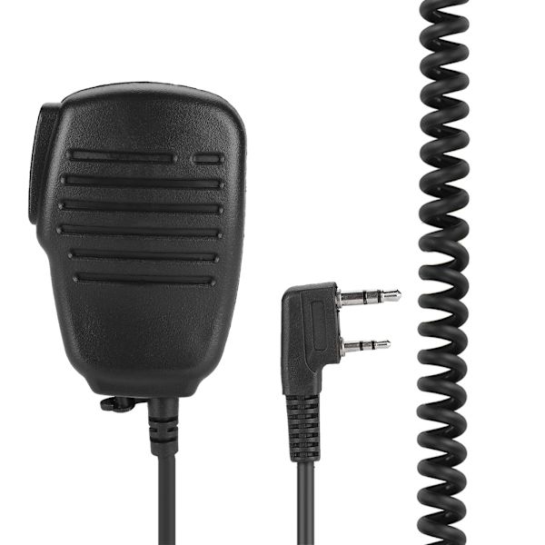 2 PIN K Hrad Håndholdt Walkie Talkie Højttaler Mikrofon Håndmikrofon