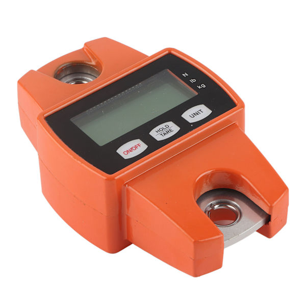 Bärbar LCD digital elektronisk hängande viktvåg 300 kg med krok