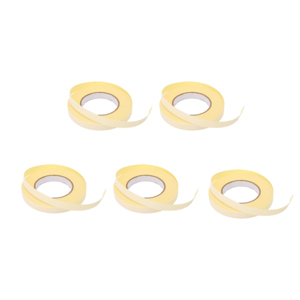 5 stk hvite acetatduktape elektroniske skjermledninger 0,22 mm limlagstykkelse flammehemmende brannsikker