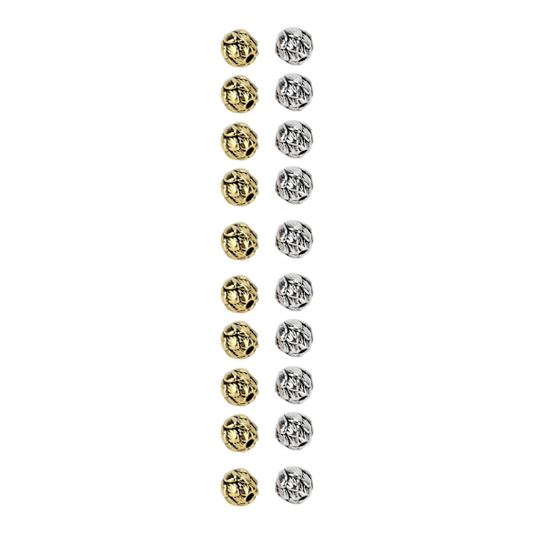 20 stk. legering skægperler retro hår rør perler smykker DIY vedhæng til armbånd halskæde fremstilling