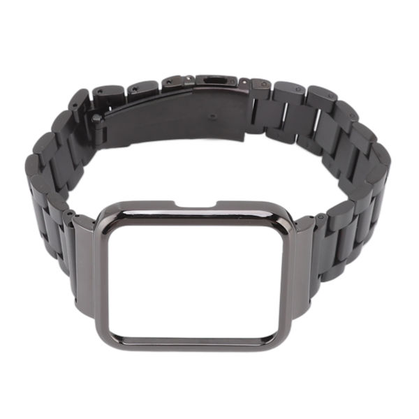 Byte av armbandsrem Vattentätt rostfritt stål Svart justerbar rembyte Armband för Xiaomi Redmi Watch2 Lite