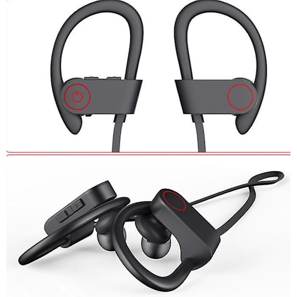 Langattomat Bluetooth U8 -urheilukuulokkeet korvakoukuilla