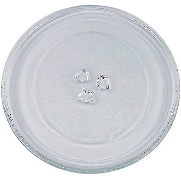 Universell Mikrobølgeovn Dreietallerken Glassplate Med 3 Fester, 245 Mm _SZXM