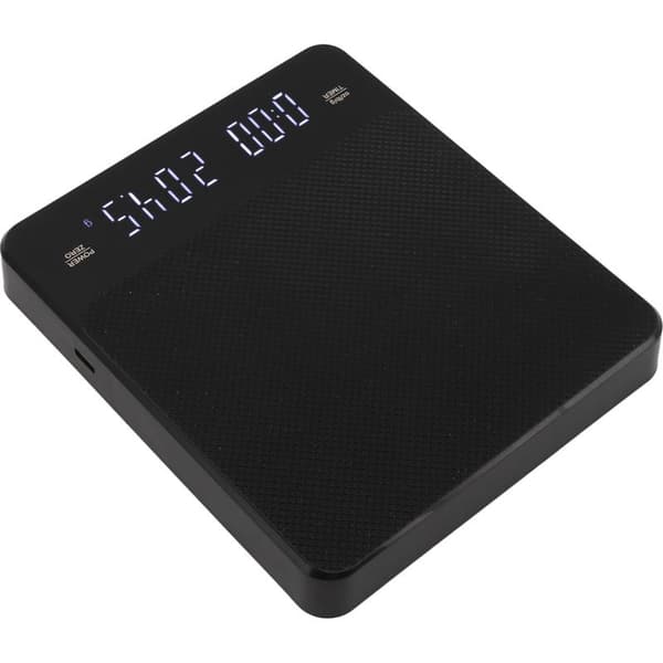 Kjøkkenvekt 0,1g til 3000g med stor LED-skjerm, 3 enhetskonvertering, USB-lading og timer for kaffe og matlaging