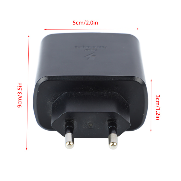 EU-stikoplader PD45W Superhurtig opladning EU-stik til type C strømadapter til Samsung S22 EU-stik 100‑240V 45W