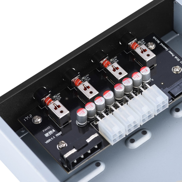 Power Strömbrytare Hårddiskväljare SATA Drive Switcher för stationär PC-dator