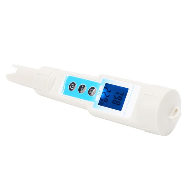 Multifunksjonell 5 i 1 pH /EC/TDS/Temperatur/Salinitetsmåler Vannkvalitetstester for Akvarium