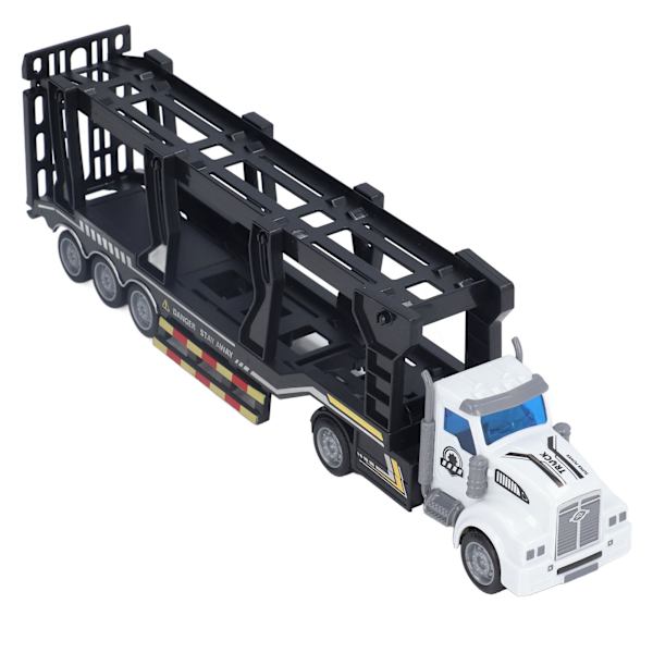 1:48 Tilbage træk container lastbil legetøj semi trailer tung lastbil ABS transport lastbil legetøj med åben bagdør til børn 412 4 langt hoved