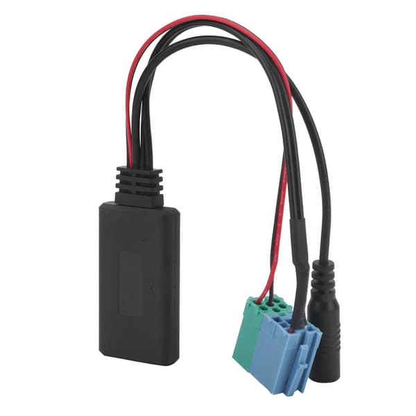 59,1 tommer Bluetooth 5.0 AUX-kabel lydadapter med mikrofon passer til stereo 8-bens & 6-bens port