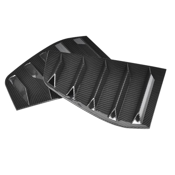 Par med sideventil vindusskuffe lamelltrim bilmodifikasjon passer for R Mk6 2009-2013 Karbonfiberstil
