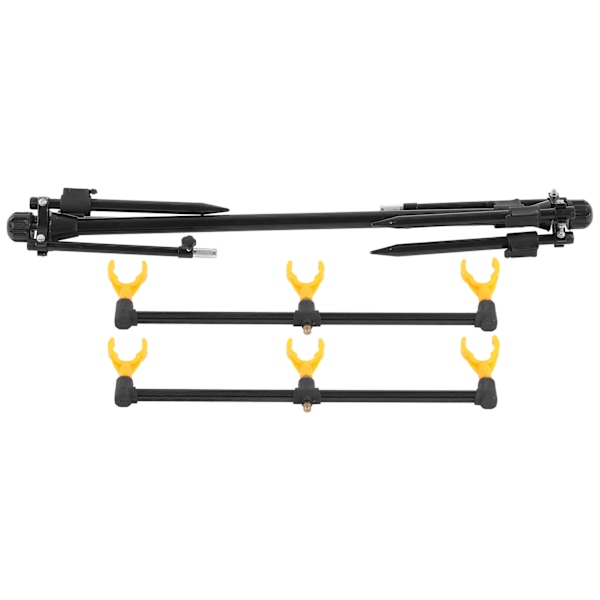 Sjøfiske Stang Foldbar Brakett 3 Fiske Stang Teleskopisk 4 Fot Holder Hvile Stativ