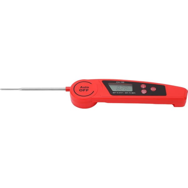 Digitalt kjøtttermometer, 180° sammenleggbar sonde, måler på 5 sekunder, IP66 vanntett, umiddelbar matlaging