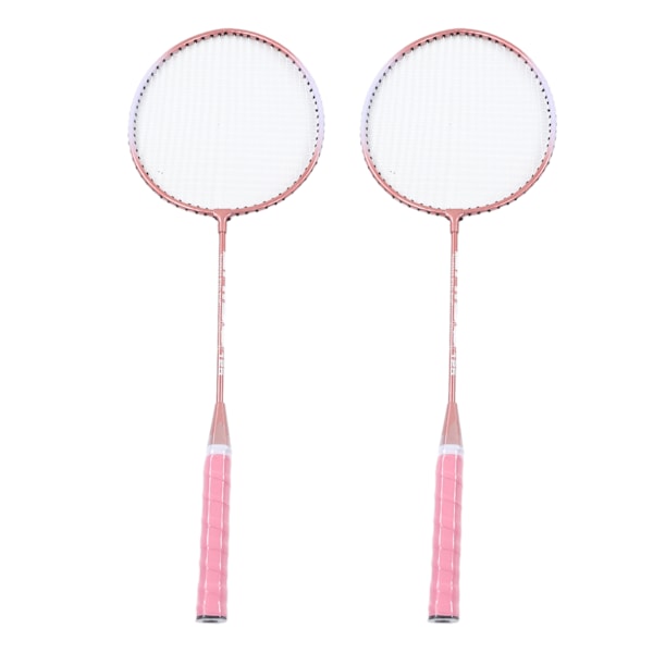Badmintonracketar Rosa Professionella Separata Järnlegering Badmintonracketar för Nybörjare Studentträning
