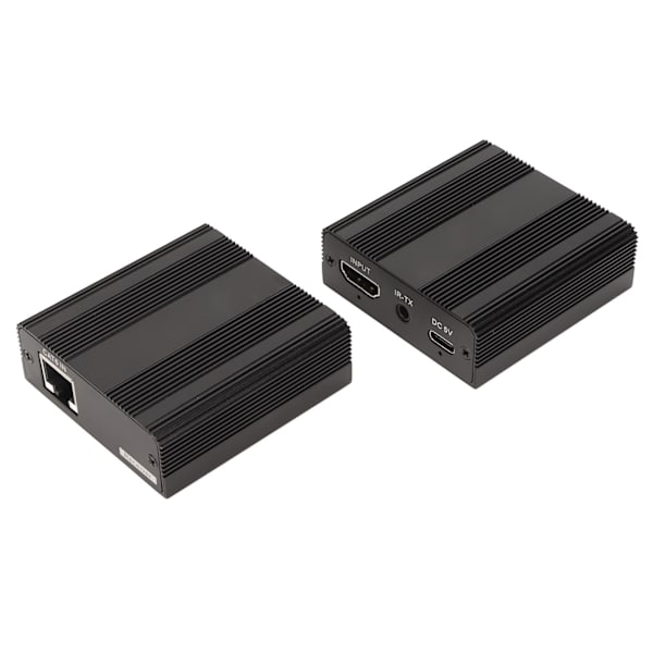 229ft HD Multimedia Interface Extender 5V 2A 1080P 60Hz Dobbelt skærm Samtidig visning Plug and Play Netværkskabel forlængelse
