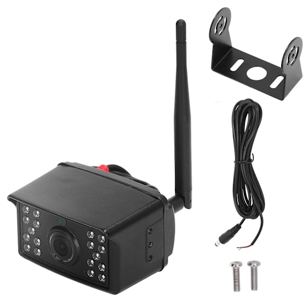 WiFi HD Rear View Camera IP67 Waterproof 18 LED DC12V to 36V Clear Image for IOS for Android for Car Trucks RVs Trailer