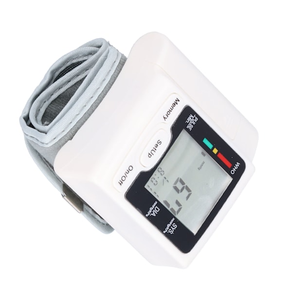 Automatisk handledsblodtrycksmätare Digital LCD-display Pulsmätare Mätinstrument B-stil