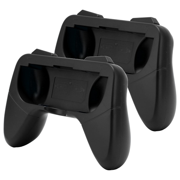 Håndgreb Slidstærkt Komfortgreb Kit med 2 Beskyttelsespuder til Switch OLED ControllerSort