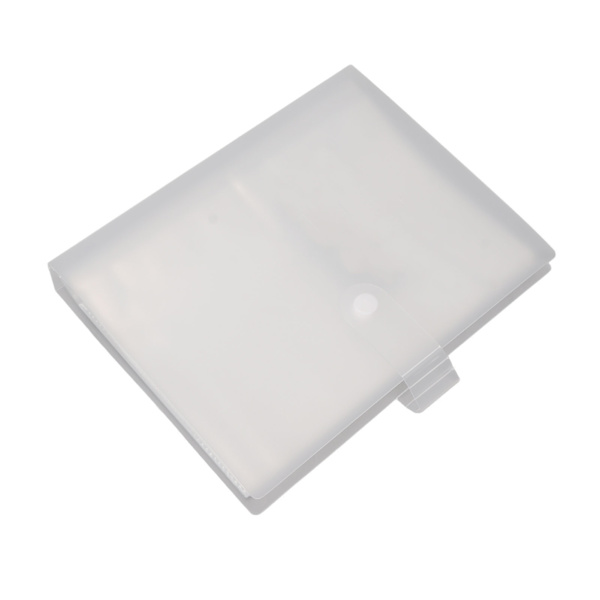 80 platser Nail Art Sticker Förvaringsbok Stor kapacitet Frostad Transparent Tom Nail Art Sticker Fotoalbum