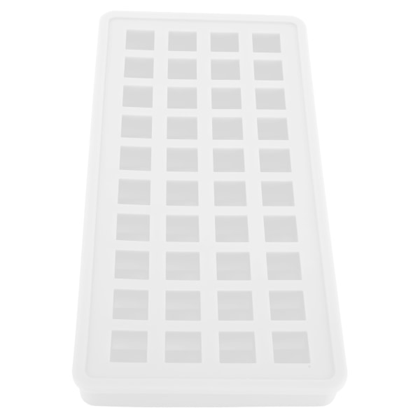 40Grids Silikon Isbrett Firkantet Form Isbiter Maker Form DIY Kjøkkentilbehør Transparent
