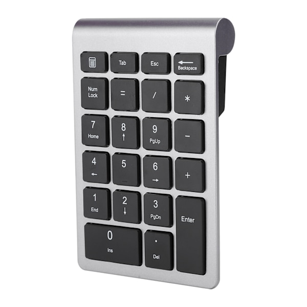 RF304 22 taster Numerisk tastatur USB 2.4G trådløst minitastatur med mottakerjerngrå