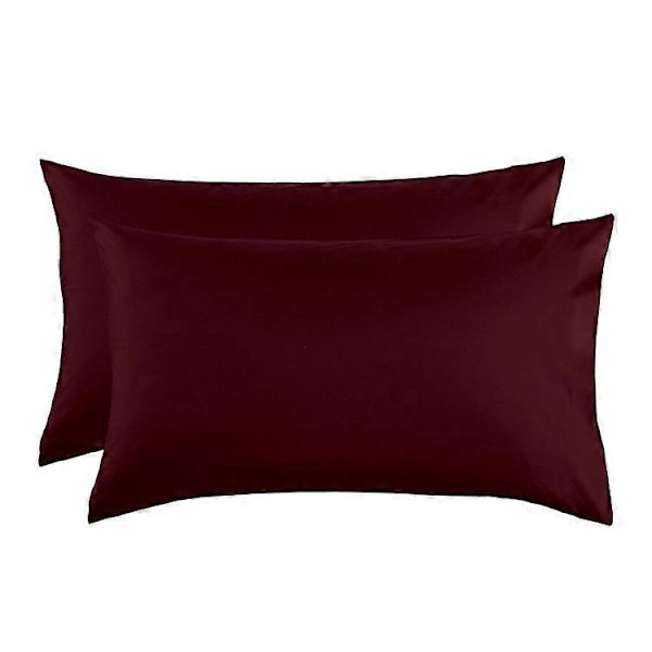 Bordeaux Tyynyliina 51x76 cm - 2 Tyynyliinan Setti