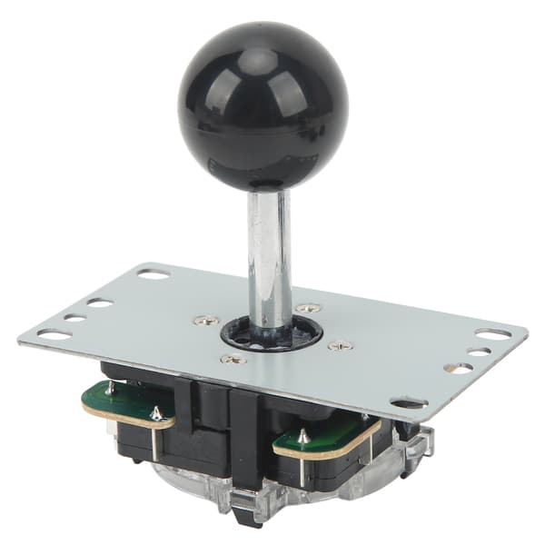 DIY USB-styrd datorspelrockare ovala bolljoystickar med kontrollchip för arkadspel svart