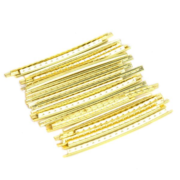 24 st/set Elektrisk Gitarrbandtråd Gitarr Greppbräda Mässing Bandtråd Bredd 2,7 mm