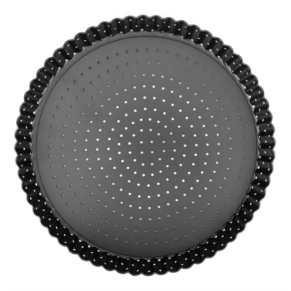 Husholdningsfortykning non-stick kulstofstål Pizzaform Bagepande Bakkeværktøj til køkken (L (9 tommer) )