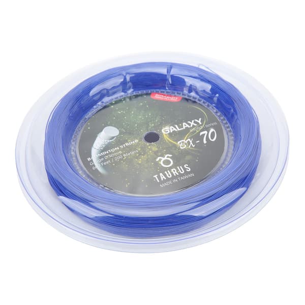 POWERTI BX70 Badminton Rackets String Høy Elastisk Nylon Badminton Racket String 0.7mm Badminton String 200m Rull Blå