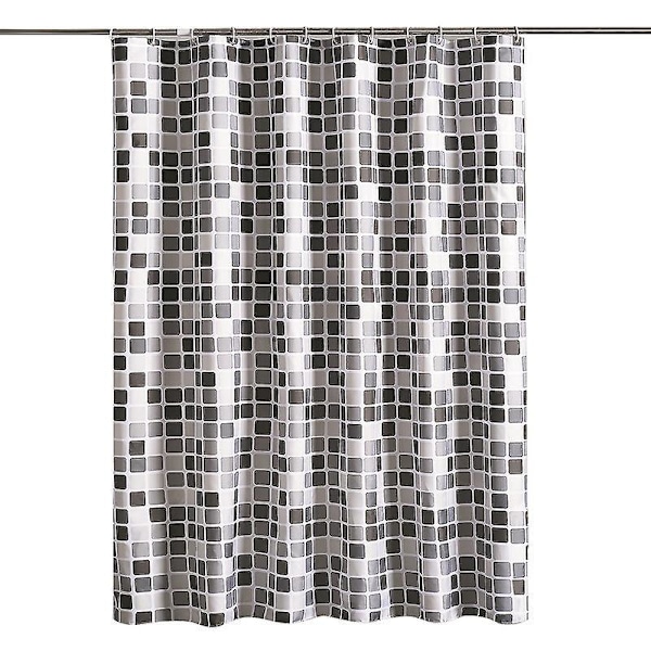 1 st duschdraperi Snygg Elegant Mosaik Mönster Polyester Tyg Mögelbeständig Vattentät Badgardin, 180x180cm