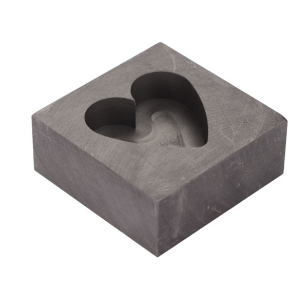 Grafitform Form Grafitgjutning Mould för guld Silver Mässing Koppar Aluminium Zink Raffinering Smältning