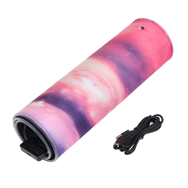 Musmatta Gaming RGB-belysning Bekväm Elastisk Musmatta USB-datortillbehör för hemmakontor