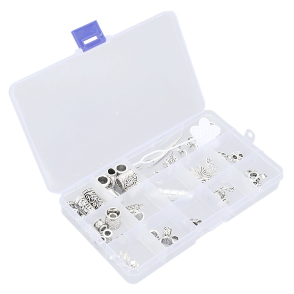 Dreadlocks Beads Leoy Exquisite Hair Tube Beads Hius Coils Set Dreadlock Interlocking Tool