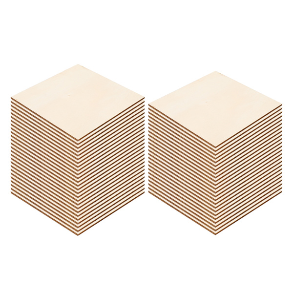 50 st DIY träark hantverk barnritningstillbehör handgjorda hantverk till jul (10 cm (50 st))