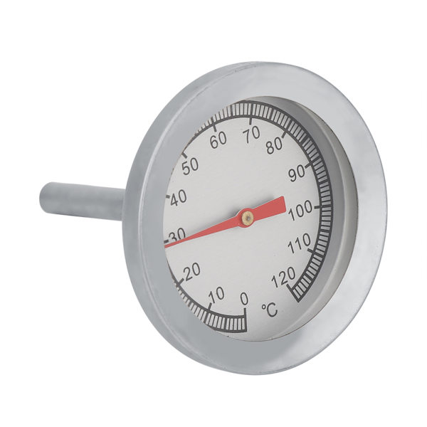 1 stk BBQ Pizza Grill Termometer Temperaturmåler 120 ℃ til grillmadlavning