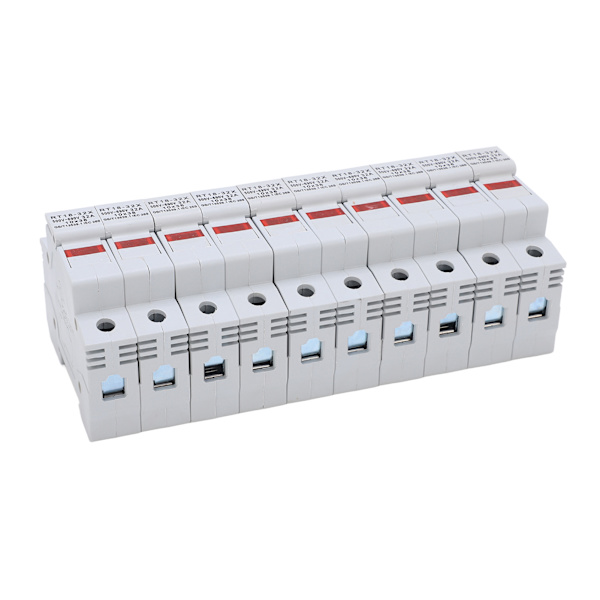 RT18‑32X Miniature-skinnemonteret sikringsholderbase med LED-indikator Elektrisk tilbehør 32A 500‑690V2P