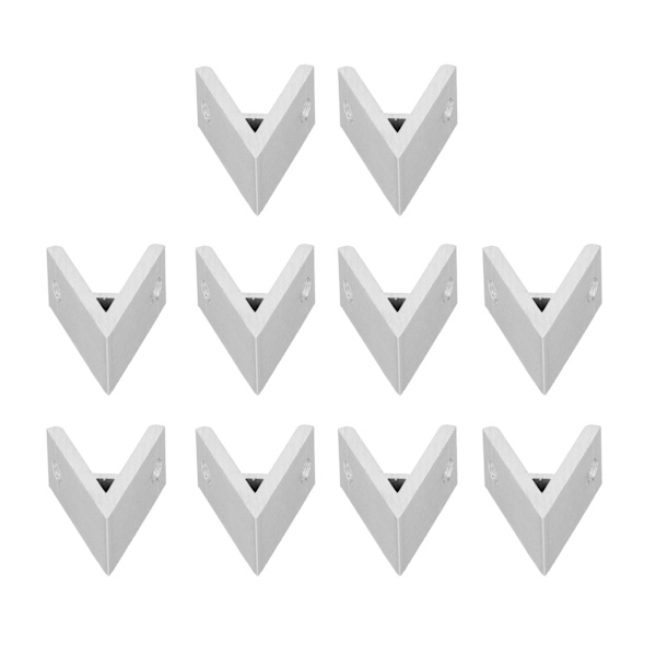 10 kpl alumiinikulmakulman teollisuusprofiililiitintarvikkeet 2030404550603030-45°