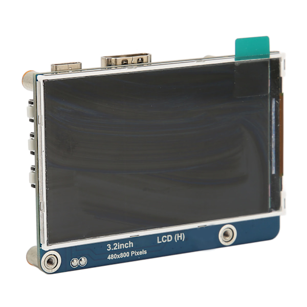 3,2 tommer skærm til Raspberry Pi High Definition Multimedia Interface HD IPS justerbar lysstyrke 480P skærm