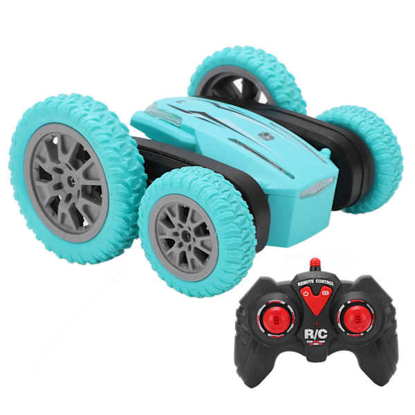 Kauko-ohjattava auto 2,4 GHz, kaksisuuntainen 360° pyörivä temppuauto valoilla