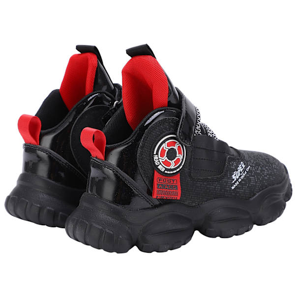 Børns Sports Sneakers Atletiske Sneakers Åndbare Sports Drenge Fritidssko til EfterårSort 36