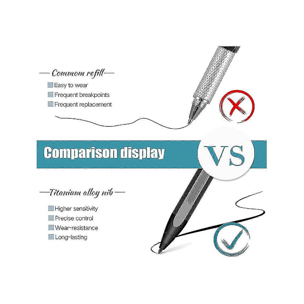 50 stk. Nib-tupper Refill Erstatning Nib Stylus-tupper kompatible med Note10/Note10 Plus/Note 20/S7/S7 Plus